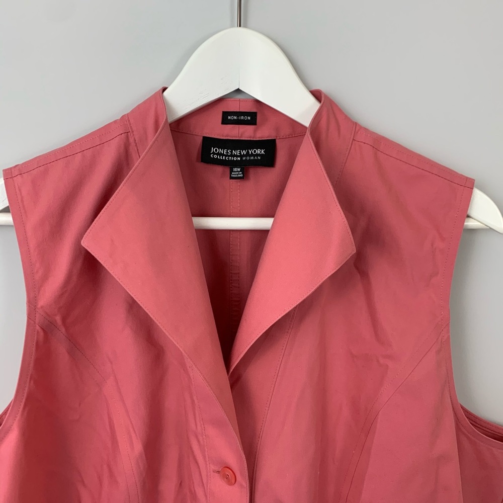Jones New York Sleeveless Button Down size 16W